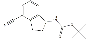(S)-1-(Boc-氨基)-2,3-二氢-1H-茚-4-腈-CAS:1306763-31-4