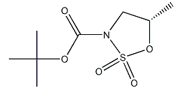 (S)-5-甲基-1,2,3-氧代噻唑烷-3-甲酸叔丁酯-2,2-二氧化物-CAS:396074-50-3