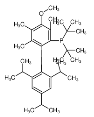 二叔丁基[4-甲氧基-3,5,6-三甲基-2',4',6'-三异丙基联苯-2-基]膦-CAS:1359986-21-2
