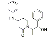 1-(2-羟基-1-甲基-苯乙基)-4-苯氨基-哌啶-2-酮-CAS:1217792-12-5