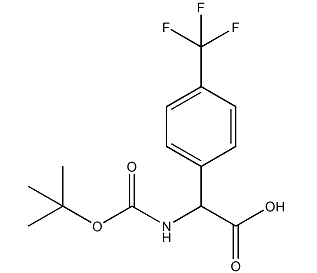2-Boc-氨基-2-(4-三氟甲基苯基)乙酸-CAS:847147-40-4