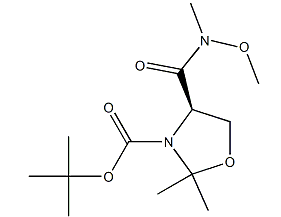 (R)-4-(甲氧基(甲基)酰胺基)-2,2-二甲基恶唑啉-3-叔丁酯-CAS:167102-62-7