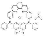 (1,10-菲啰啉)双(三苯基磷)硝酸铜二氯甲烷络合物-CAS:33989-10-5