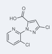 3-氯-1-(3-氯吡啶-2-基)-1H-吡唑-5-羧酸-CAS:458543-79-8