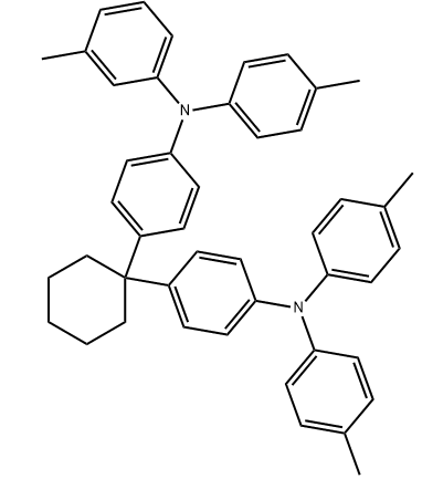 4-[1-[4-[二(4-甲基苯基)氨基]苯基]环己基]-N-(3-甲基苯基)-N-(4-甲基苯基)苯胺-CAS:1174006-36-0