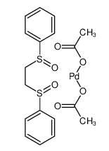 1,2-双(苯亚磺酰)乙烷钯(II)二乙酸盐-CAS:858971-43-4