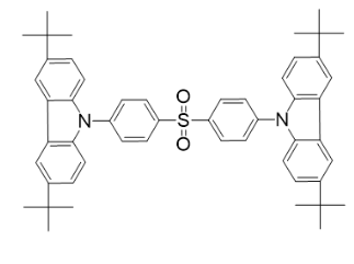 双[4-(3,6-二叔丁基-9-咔唑基)苯基]硫砜-CAS:1396165-20-0