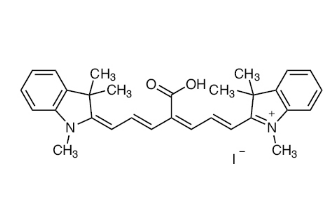 2-[(1E,3Z,5E,7E)-4-羧基-7-(1,3,3-三甲基-1,3-二氢-2H-吲哚-2-亚基)-1,3,5-庚三烯-1-基]-1,3,3-三甲基-3H-碘化吲哚-CAS:2311980-68-2