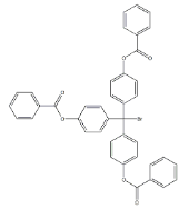 4,4',4''-三(苯酰氧基)三苯甲基溴-CAS:86610-66-4