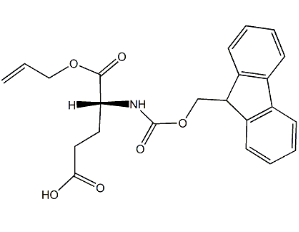 (R)-4-((((9H-芴-9-基)甲氧基)羰基)氨基)-5-(烯丙氧基)-5-氧代戊酸-CAS:204251-86-5