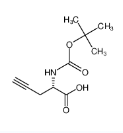 (S)-2-((叔丁氧羰基)氨基)戊-4-炔酸-CAS:63039-48-5