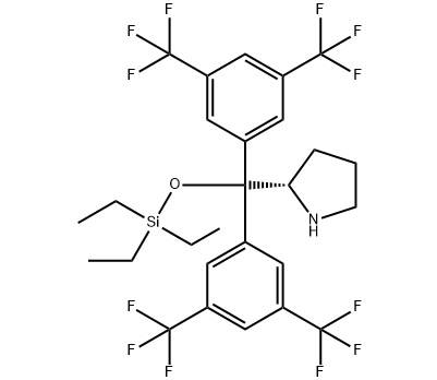 (S)-2-(双(3,5-双(三氟甲基)苯基)((三乙基硅烷基)氧基)甲基)吡咯烷-CAS:946074-05-1