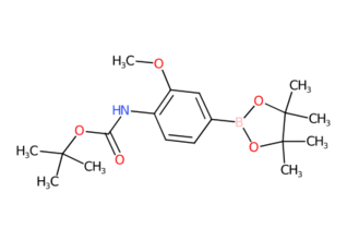 4-(叔丁氧羰氨基)-3-甲氧基苯硼酸频那醇酯-CAS:262433-02-3