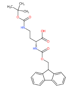 N-α-(9-芴甲氧羰基)-N-β-叔丁氧羰基-D-2,4-二氨基丁酸-CAS:114360-56-4