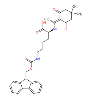 N-1-(4,4-二甲基-2,6-二氧代环己亚基)乙基-N-芴甲氧羰基-L-赖氨酸-CAS:156648-40-7