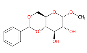 甲基 4,6-O-亚苄基-α-D-吡喃葡糖苷-CAS:3162-96-7