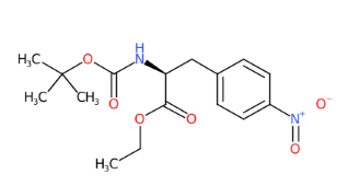 Boc-4-硝基-苯丙氨酸乙酯-CAS:67630-00-6