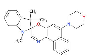 1,3-二氢-1,3,3-三甲基-6'-(4-吗啉基)-螺[2H-吲哚-2,3'-[3H]萘并[2,1-B][1,4]恶嗪]-CAS:114747-48-7
