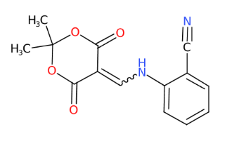 2-(((2,2-二甲基-4,6-二氧代-1,3-二氧六环-5-亚基)甲基)氨基)苄腈-CAS:1020252-22-5