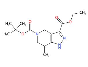 5-叔丁基 3-乙基 7-甲基 -6,7-二氢-1H-吡唑并[4,3-c]吡啶-3,5(4H)-二羧酸酯-CAS:1816271-94-9