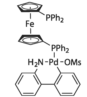 甲磺酸[1,1'-双(二苯基膦基)二茂铁)](2'-氨基-1,1'-联苯-2-基)钯(II)-CAS:1445086-28-1