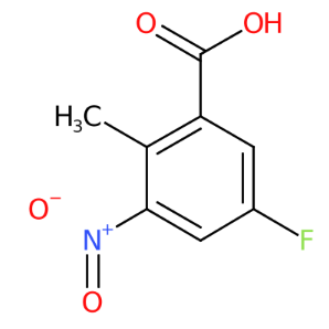 5-氟-2-甲基-3-硝基苯甲酸-CAS:850462-64-5