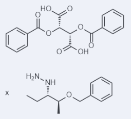 ((2S,3S)-2-(苄氧基)戊-3-基)肼 (2S,3S)-2,3-双(苯甲酰氧基)琥珀酸(x:1)-CAS:183871-36-5