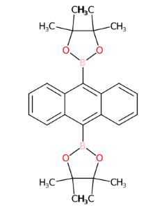 9,10-双(4,4,5,5-四甲基-1,3,2-二氧杂环戊硼烷-2-基)蒽-CAS:863992-56-7