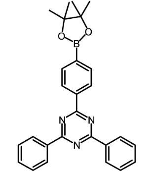 2,4-二苯基-6-[4-(4,4,5,5-四甲基-1,3,2-二氧杂环戊硼烷-2-基)苯基]-1,3,5-三嗪-CAS:1219956-23-6