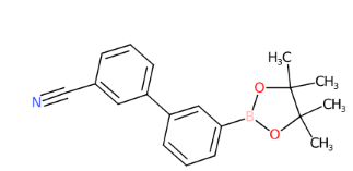 3'-(4,4,5,5-四甲基-1,3,2-二噁硼烷-2-基)-[1,1'-联苯]-3-腈-CAS:1345508-91-9