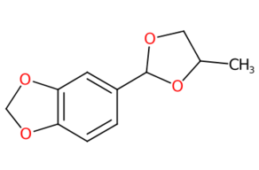 5-(4-甲基-1,3-二氧杂戊环-2-基)苯并[d][1,3]二氧杂环戊烯-CAS:61683-99-6