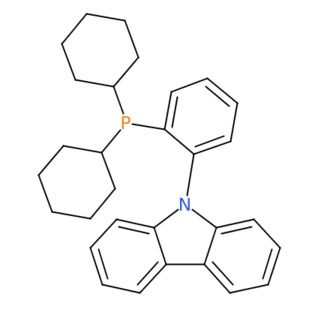 9-[2-(二环己基膦基)苯基]-9H-咔唑-CAS:1308652-64-3