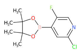 2-氯-5-氟-4-(4,4,5,5-四甲基-1,3,2-二氧杂硼烷-2-基)吡啶-CAS:1256360-62-9