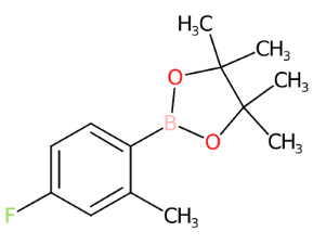 2-(4-氟-2-甲基苯基)-4,4,5,5-四甲基-1,3,2-二氧硼杂环戊烷-CAS:815631-56-2