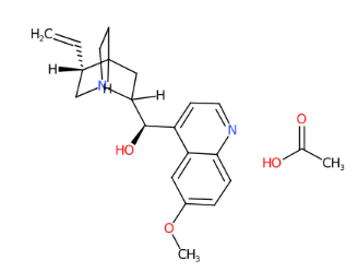 (R)-(6-甲氧基喹啉-4-基)((1S,2S,4S,5R)-5-乙烯基奎宁-2-基)甲基乙酸酯-CAS:18797-86-9