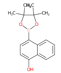 4-(4,4,5,5-四甲基-1,3,2-二氧杂环戊硼烷-2-基)-1-萘酚-CAS:1560648-02-3