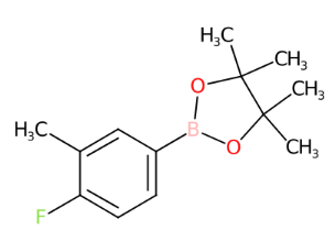 2-(4-氟-3-甲基苯基)-4,4,5,5-四甲基-1,3,2-二氧硼杂环戊烷-CAS:1001200-60-7