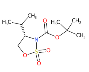 (S)-4-异丙基-1,2,3-氧杂噻唑烷-3-羧酸叔丁酯 2,2-二氧化物-CAS:1206227-46-4