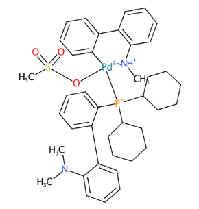 甲烷磺酸(2-二环己基膦基-N,N-二甲胺基-1,1’-联苯基)(2’-氨基-1,1’-联苯-2-基)钯(II)-CAS:1621274-13-2