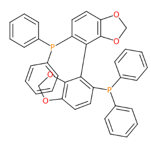 (S)-(-)-5,5’-双(二苯基膦)-4,4’-二-1,3-苯并二噁茂-CAS:210169-54-3