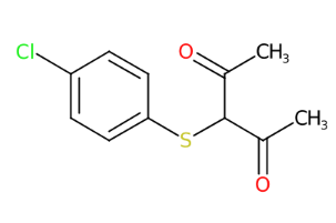 3 -[(4-氯苯基)硫代]戊烷- 2,4 -二酮-CAS:132787-93-0