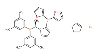 (S)-1-{(RP)-2-[二(2-呋喃基)膦基]二茂铁基}乙基二(3,5-二甲苯基)膦-CAS:649559-66-0
