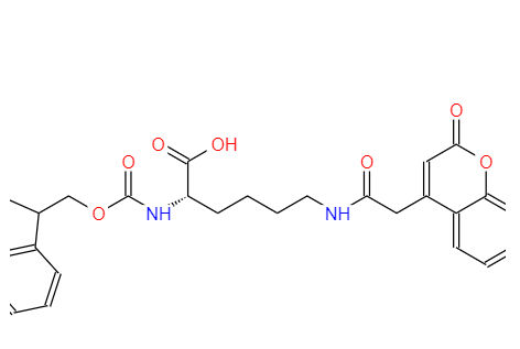 (S)-2-((((9H-芴-9-基)甲氧基)羰基)氨基)-6-(2-(7-甲氧基-2-氧代-2H-苯并吡喃-4-基)乙酰胺基)己酸-CAS:386213-32-7