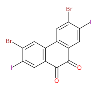 3,6-二溴-2,7-二碘菲醌-CAS:887127-69-7