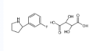 (S)-2-(3-氟苯基)吡咯烷-D-酒石酸盐-CAS:1355239-03-0