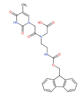 2-(N-(2-((((9H-芴-9-基)甲氧基)羰基)氨基)乙基)-2-(5-甲基-2,4-二氧代-3,4-二氢嘧啶-1(2H)-基)乙酰胺基)乙酸-CAS:169396-92-3