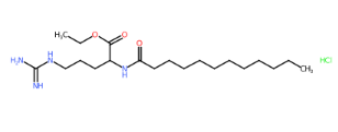(S)-2-十二烷基-5-胍基戊酸乙酯盐酸盐-CAS:60372-77-2