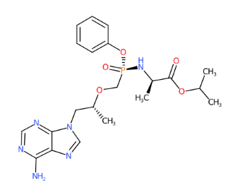 (R)-丙胺酸异丙酯2-{(S)-[((R)-1-(6-氨基-9H-嘌呤-9-基）-1-甲基乙氧基]甲基}-苯氧基磷酰基-CAS:2053424-82-9