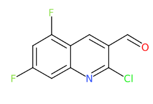 2-氯-5,7-二氟喹啉-3-甲醛-CAS:956631-90-6