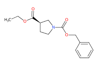 (R)-N-Cbz-3-吡咯烷甲酸乙酯-CAS:1263078-10-9